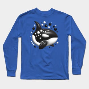 Orca Bubbles Long Sleeve T-Shirt